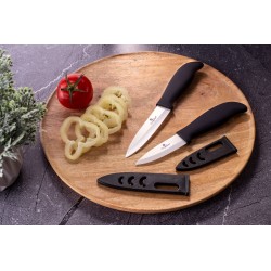 Komplet 2 noży ceramicznych Black Silver Berlinger Haus