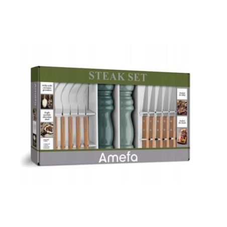 Amefa GRINDER Zestaw Barbeque, 14 szt drew