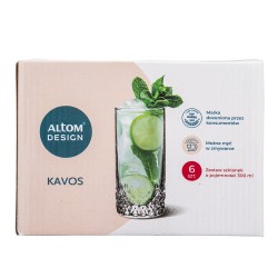 Komplet 6 szklanek 300ml Kavos Altom