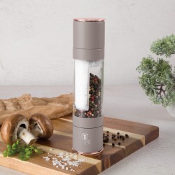 Berlinger Haus Taupe - Młynek ręczny do soli i pieprzu 2 w 1