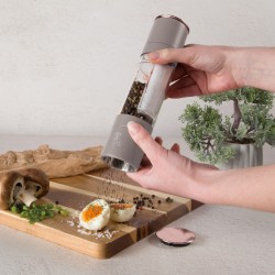 Berlinger Haus Taupe - Młynek ręczny do soli i pieprzu 2 w 1