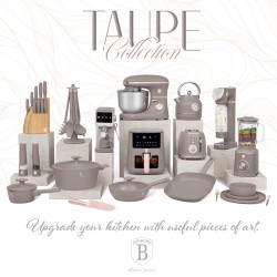 Berlinger Haus Taupe - Młynek ręczny do soli i pieprzu 2 w 1