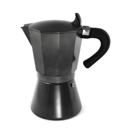 komm/k77 kawiarka aluminiowa czarna 650ml
