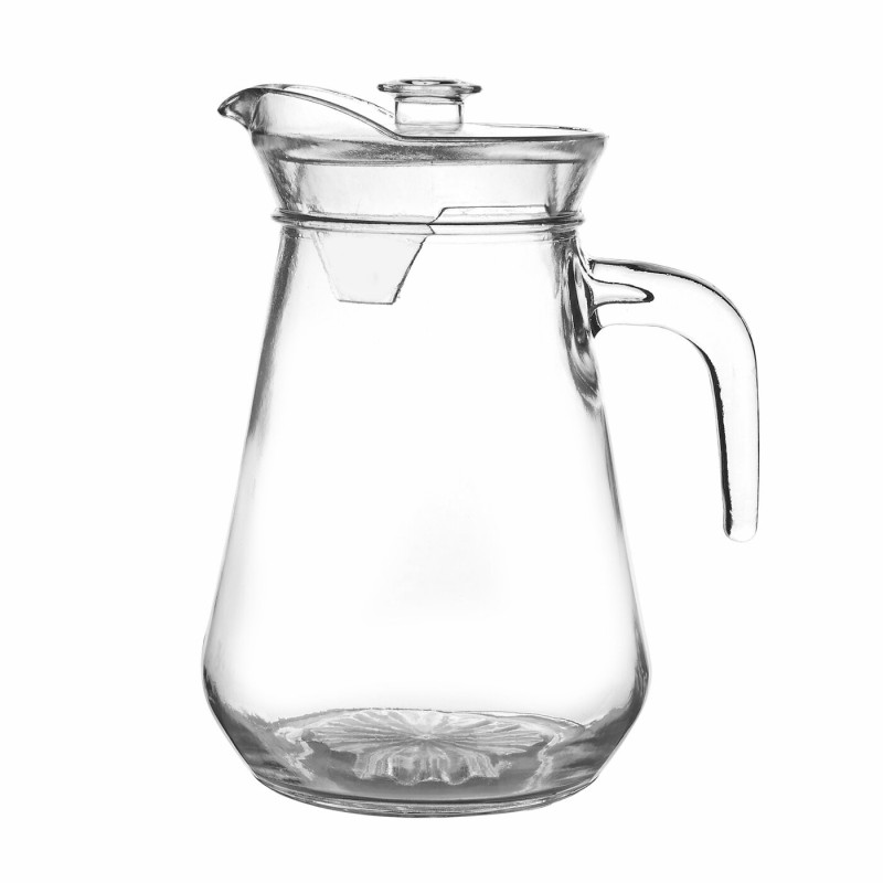 Dzbanek szkany z pokrywką 1,3 L Tadar