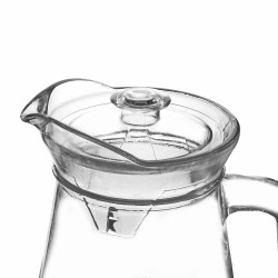 Dzbanek szkany z pokrywką 1,3 L Tadar