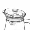Dzbanek szkany z pokrywką 1,3 L Tadar