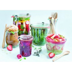 Komplet słoików 370ml 6 szt. Tulip Weck