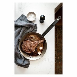 De Buyer Mineral B Element - Patelnia do steków 24 cm