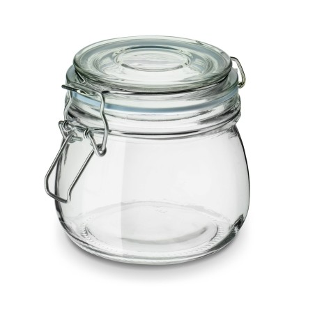 Słoik z klipsem - uniwersalny pojemnik do przechowywania, łączący praktyczność i estetykę.