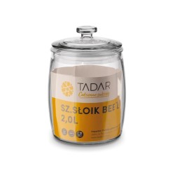 Słoik szklany z uszczelką Bee 2 L Tadar