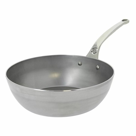 Patelnia głęboka De Buyer Mineral B Pro 28 cm | Stal węglowa