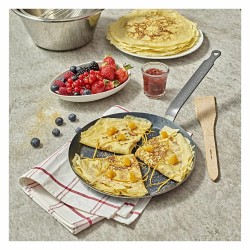 Patelnia do naleśników 24 cm Blue Carbon De Buyer