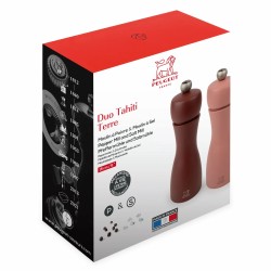 Zestaw młynków do soli i pieprzu 15 cm Earth Tahiti Duo Peugeot