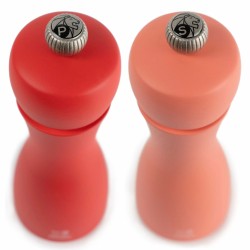 Zestaw młynków do soli i pieprzu 15 cm Fire Tahiti Duo Peugeot