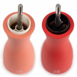 Zestaw młynków do soli i pieprzu 15 cm Fire Tahiti Duo Peugeot