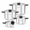 Starke Pro Secare - Zestaw garnków ze składanymi uchwytami, 8 elementów