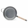 De Buyer Mineral B Bois duża patelnia stalowa 32 cm z bukowym uchwytem