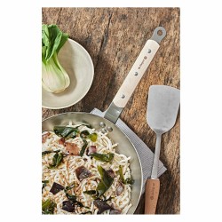 De Buyer B Bois szpatuła kuchenna 35 cm, stal nierdzewna i drewno bukowe