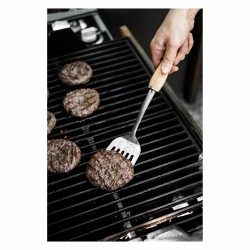 De Buyer B Bois - Szpatuła perforowana 35 cm, stal nierdzewna i drewno bukowe