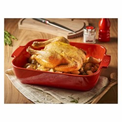 Peugeot Appolia brytfanna ceramiczna 40cm czerwona