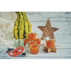 Weck Sturz - Komplet słoików 80 ml z pokrywką, uszczelką i zapinkami 12 szt.