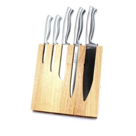 komm/e56 kpl 5 szt noże kute całostalowe blok