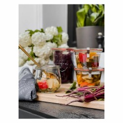 Weck Sturz - Komplet słoików 165 ml z pokrywką, uszczelką i zapinkami 12 szt.