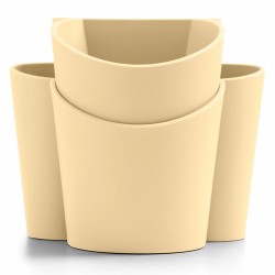 Blim Plus Gocciolo - Pojemnik na sztućce jasnożółty