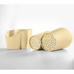 Blim Plus Gocciolo - Pojemnik na sztućce jasnożółty