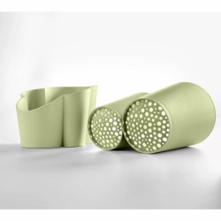 Blim Plus Gocciolo - Pojemnik na sztućce jasnozielonym