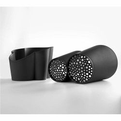 Blim Plus Gocciolo - Pojemnik na sztućce czarny