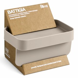 Blim Plus Battigia – Ociekacz na gąbkę i ściereczkę mokka