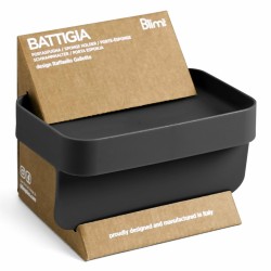 Blim Plus Battigia – Ociekacz na gąbkę i ściereczkę czarny