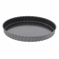 Okrągła forma do tarty z wyjmowanym dnem 28 cm, powłoka nieprzywierająca