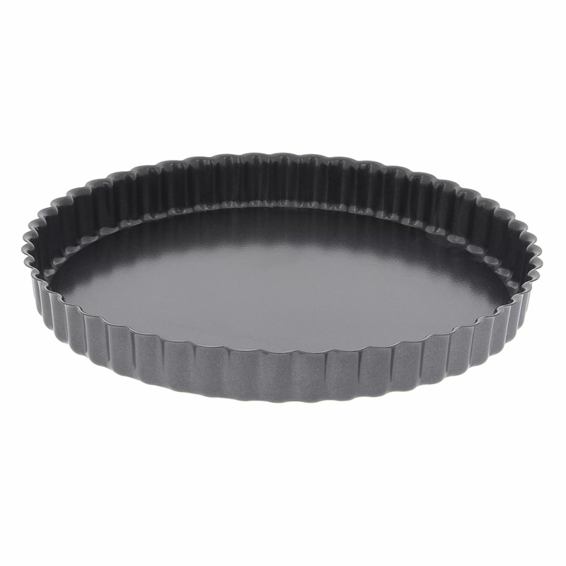 Okrągła forma do tarty z wyjmowanym dnem 28 cm, powłoka nieprzywierająca
