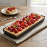 de Buyer – Prostokątna forma do tarty z wyjmowanym dnem 36 x 10 cm, powłoka nieprzywierająca