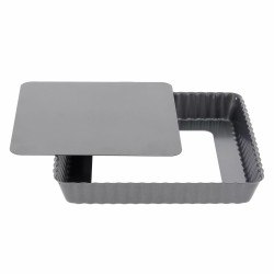De Buyer – Kwadratowa forma do tarty z wyjmowanym dnem 23 cm, powłoka nieprzywierająca