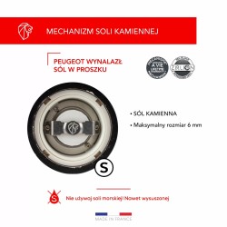 Peugeot Paris – Zestaw młynków do soli i pieprzu 18 cm, u'Select, czekolada