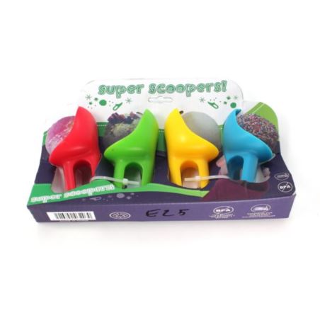 komm/e25 gałkownica do lodów 4 szt kolor mix