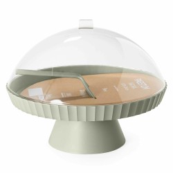 Blim Plus Agora -Patera do ciasta z pokrywką i łopatką w kolorze zielonym