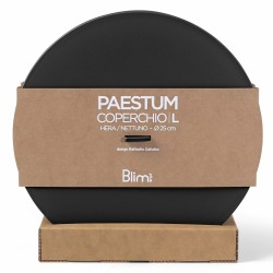 Blim Plus Paestum - Pokrywa do misy 25 cm czarna