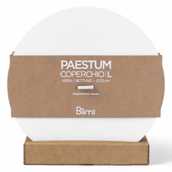 Blim Plus Paestum - Pokrywa do misy 25 cm biała