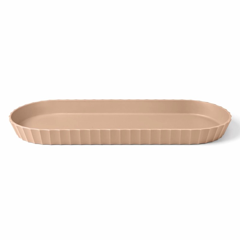 Blim Plus Minerva - Taca / półmisek owalny 37,5x15 morelowy