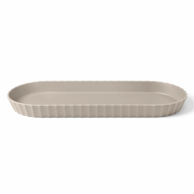 Blim Plus Minerva - Taca / półmisek owalny 37,5x15 mokka