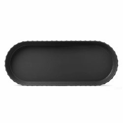 Blim Plus Minerva - Taca / półmisek owalny 37,5x15 czarny