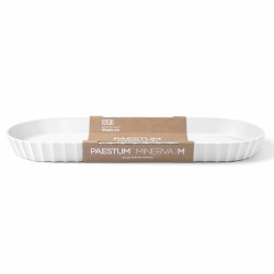 Blim Plus Minerva - Taca / półmisek owalny 37,5x15 biały