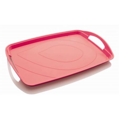 Cuisine taca prostokąt różowa