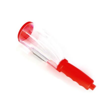 Obieraczka z pojemnikiem czerwona