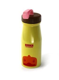Butelka dla dzieci stalowa żółta 350ml