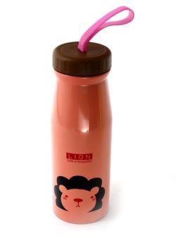 Butelka dla dzieci stalowa różowa 450ml